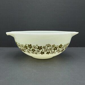 Pyrex Spring Blossom 2.5 Qt Cinderella Mixing Bowl Crazy Daisy #443 Serving Bowl